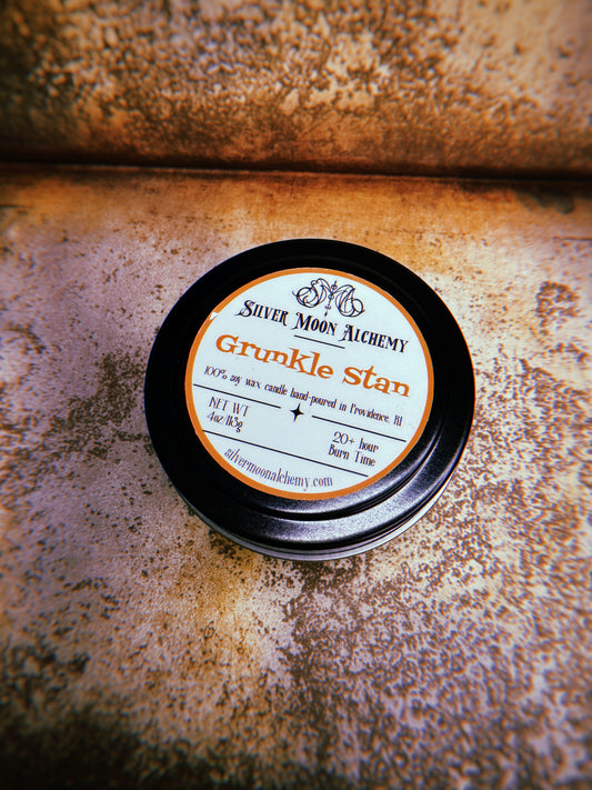 Grunkle Stan Candle 4oz Tin