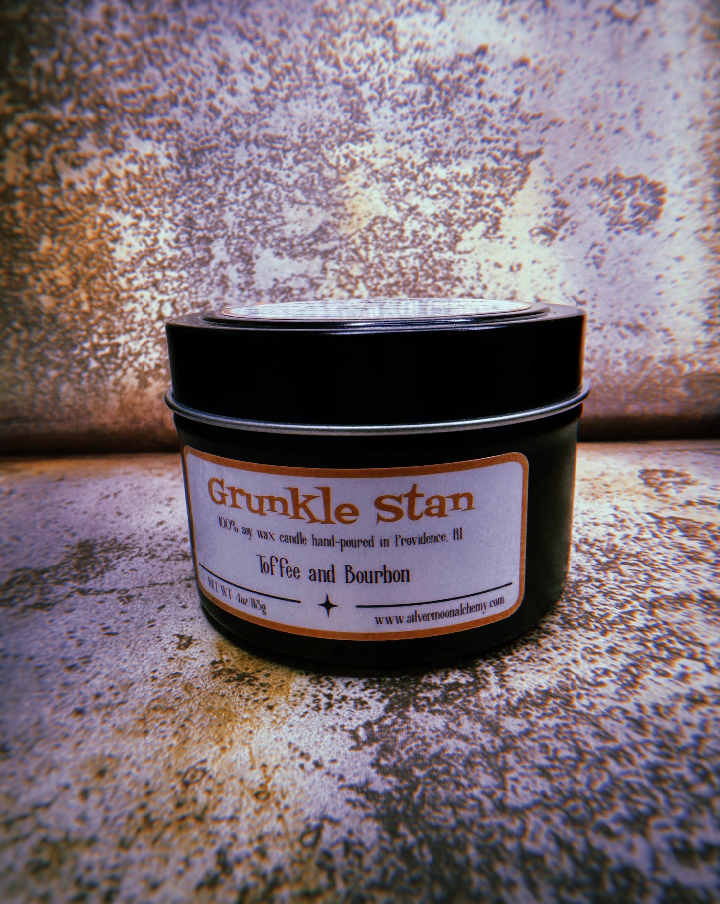 Grunkle Stan Candle 4oz Tin