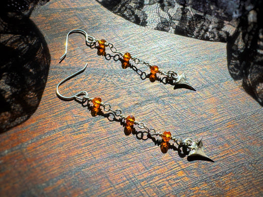 Rose Thorn Dangle Earrings
