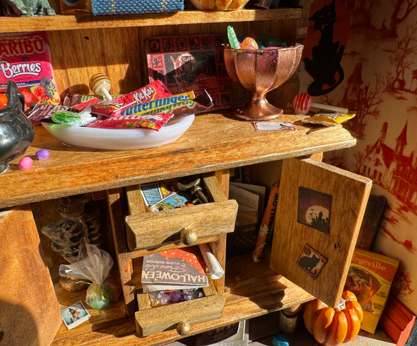 Trick Or Treat Room Miniature