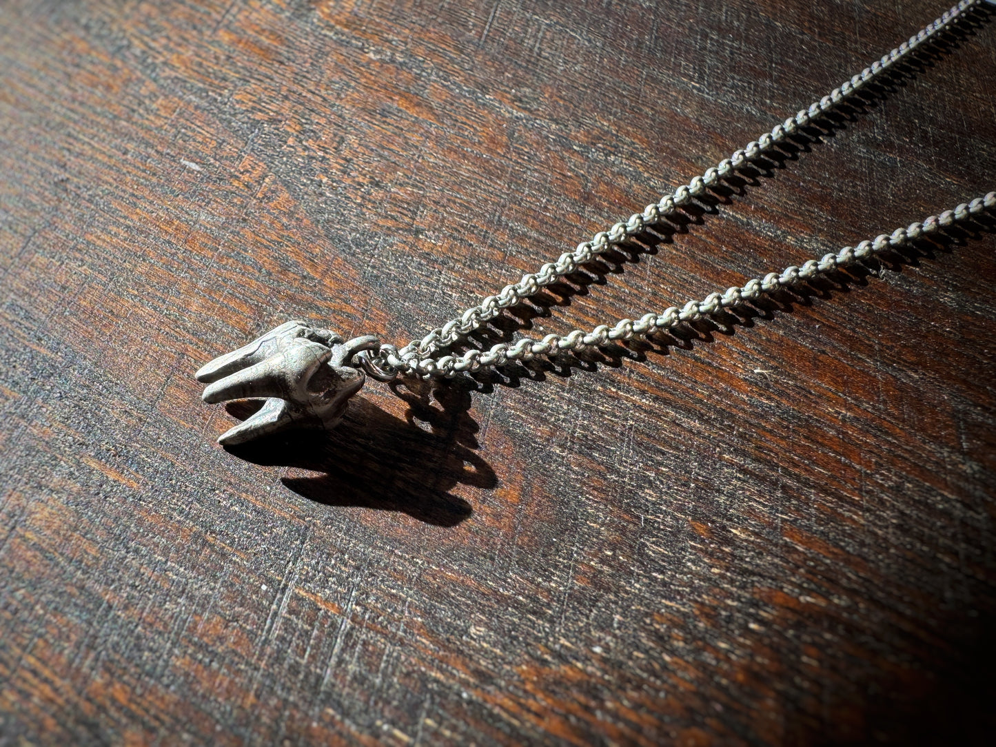 Silver Tooth Pendant