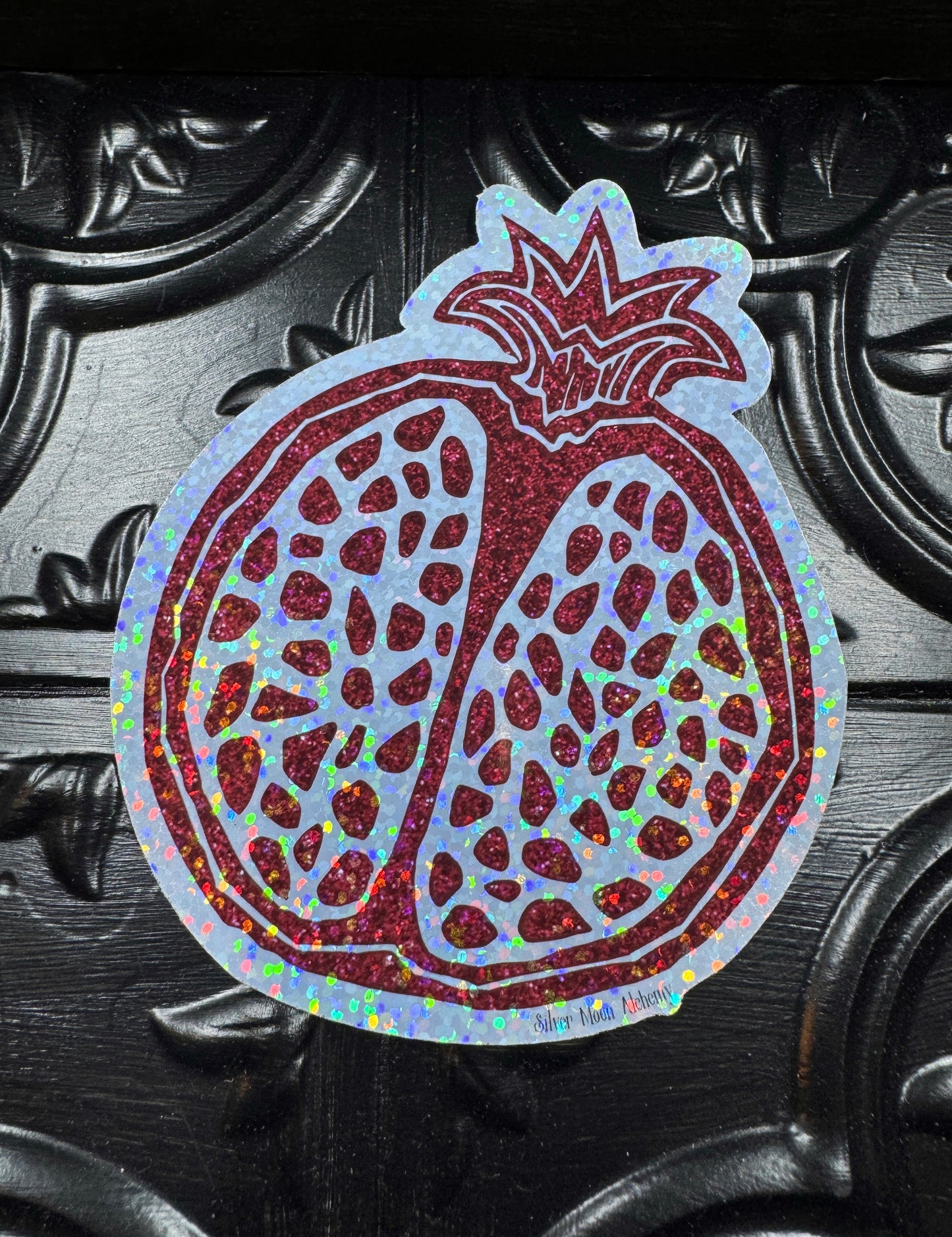 Pomegranate Holo Sticker