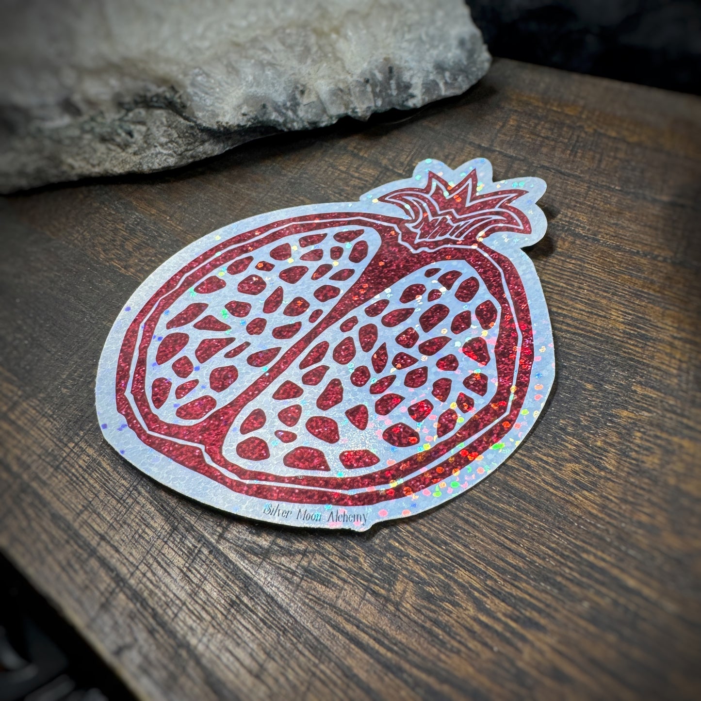 Pomegranate Holo Sticker