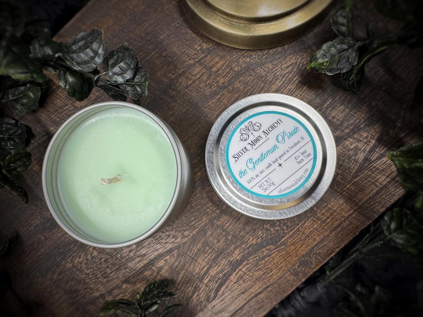 The Gentleman Pirate Candle 2oz Tin