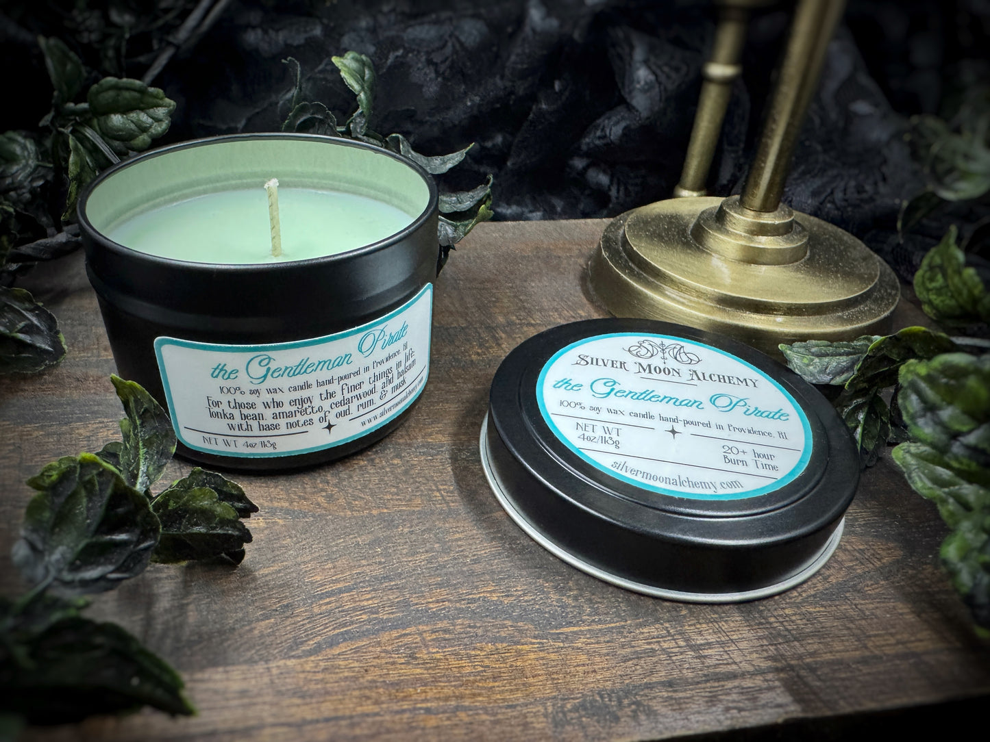 The Gentleman Pirate Candle 4oz Tin