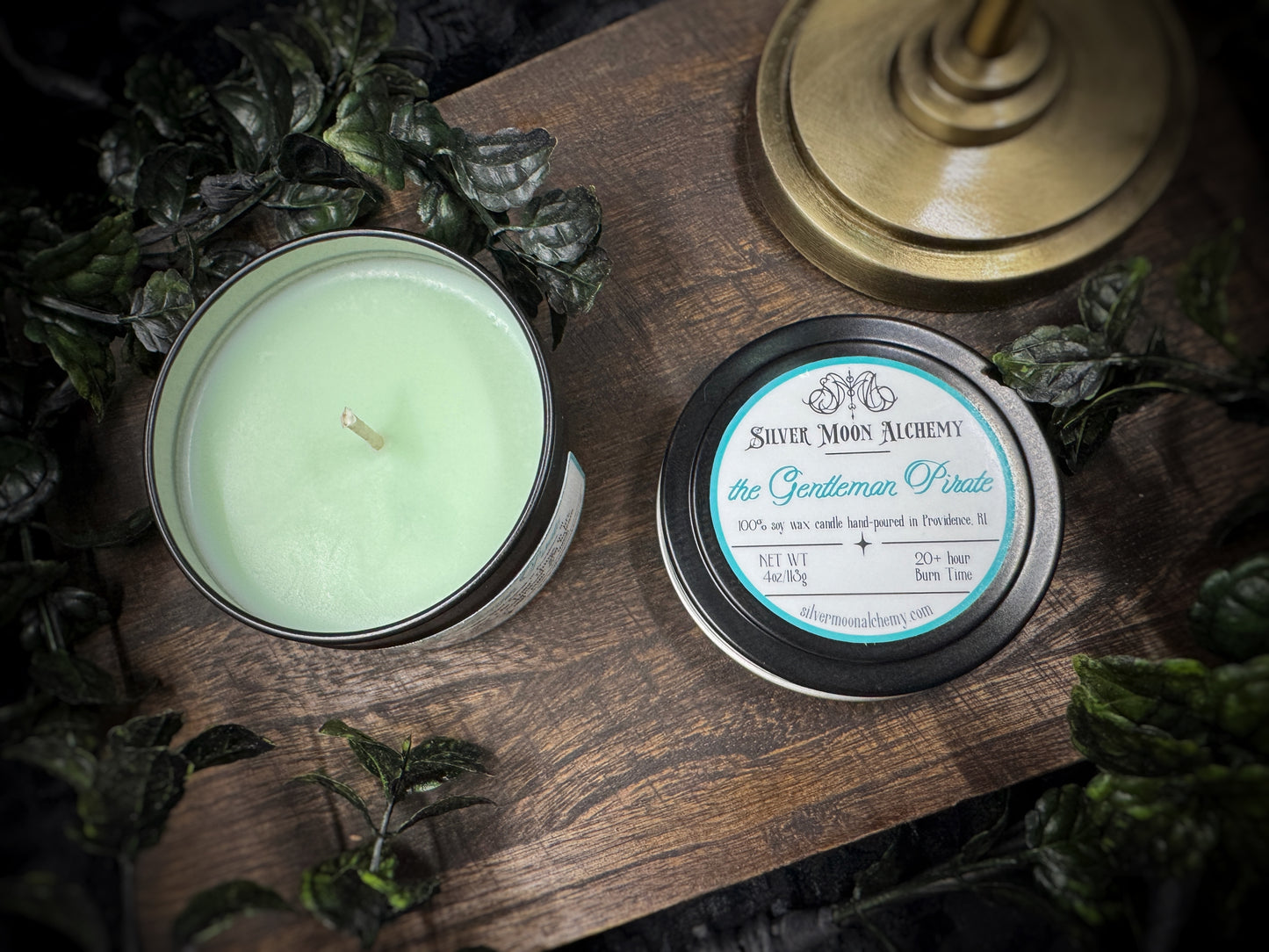 The Gentleman Pirate Candle 4oz Tin
