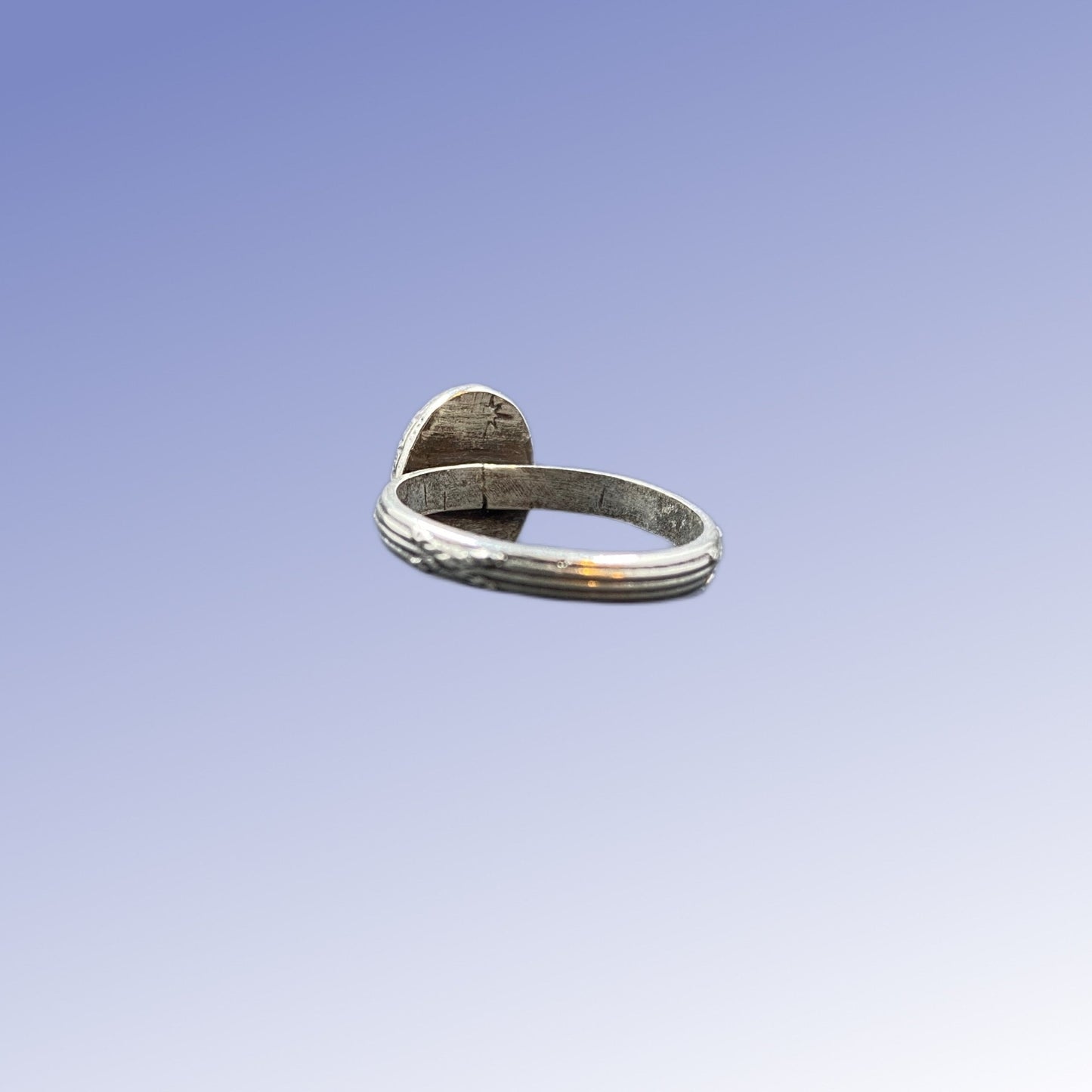 Sterling Mini Labradorite Ring (size 6)