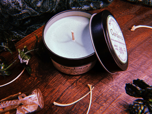 Ouroboros Candle 4oz Tin