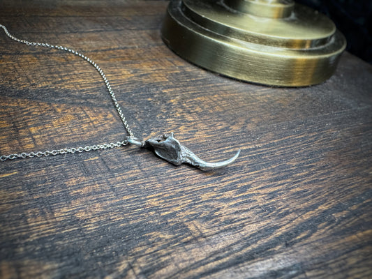 Sterling Silver Snake Fang Pendant