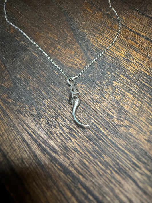 Sterling Silver Snake Fang Pendant