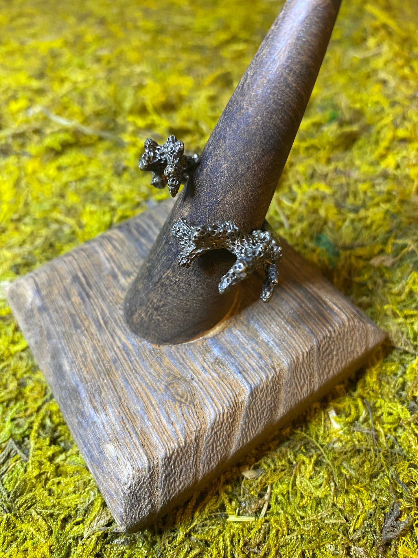 Bronze Coral Ring (US size 7-7.5)