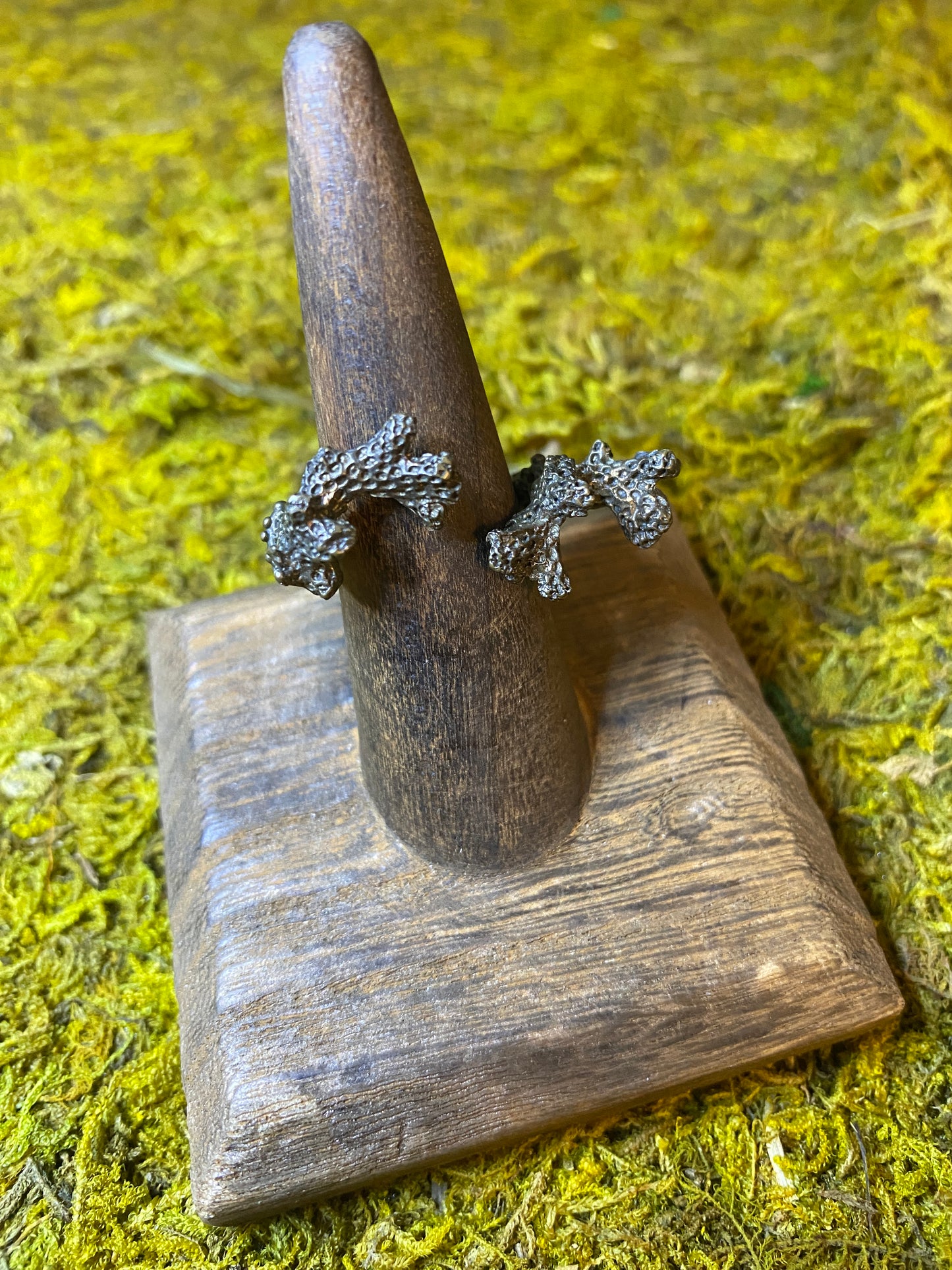Bronze Coral Ring (US size 7-7.5)