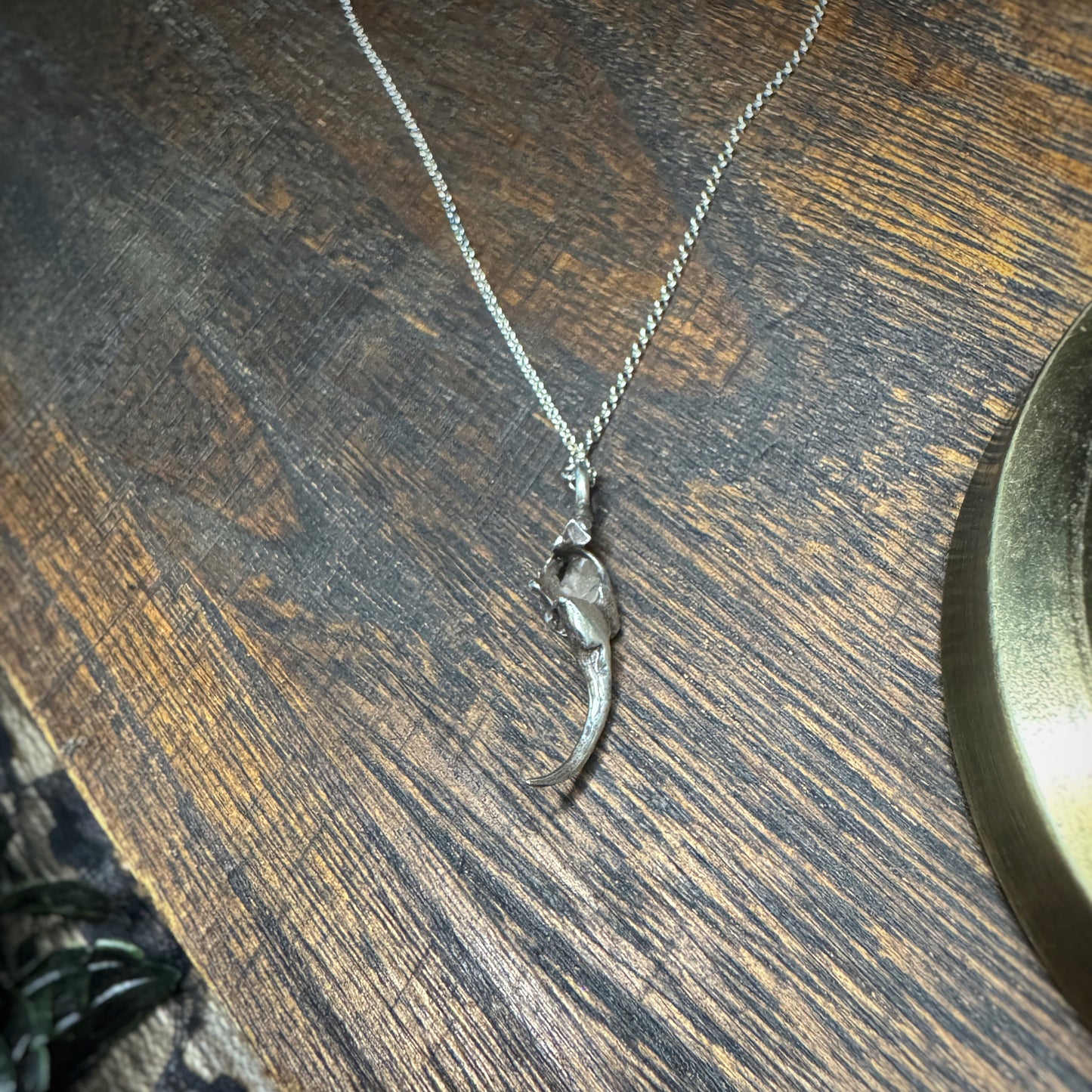 Sterling Silver Snake Fang Pendant