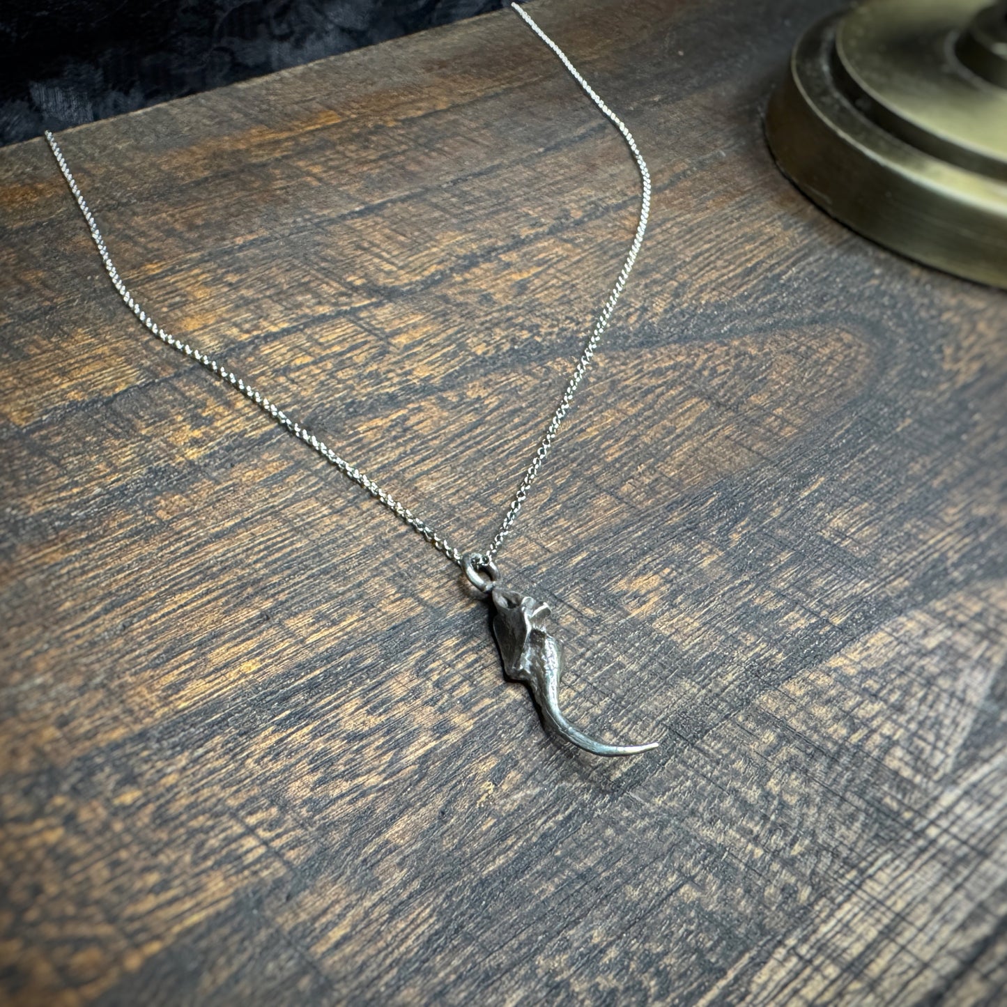 Sterling Silver Snake Fang Pendant