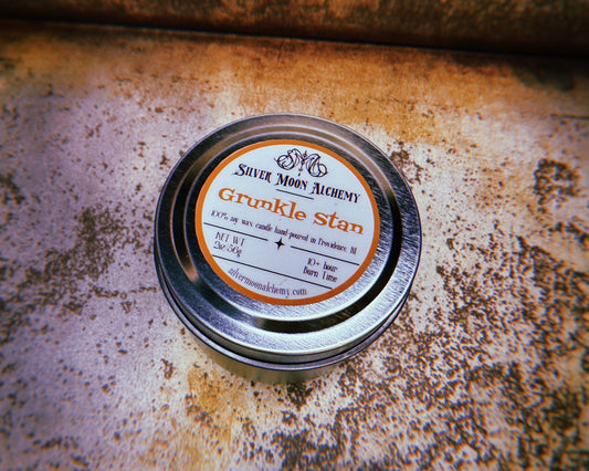 Grunkle Stan Candle 2oz Tin