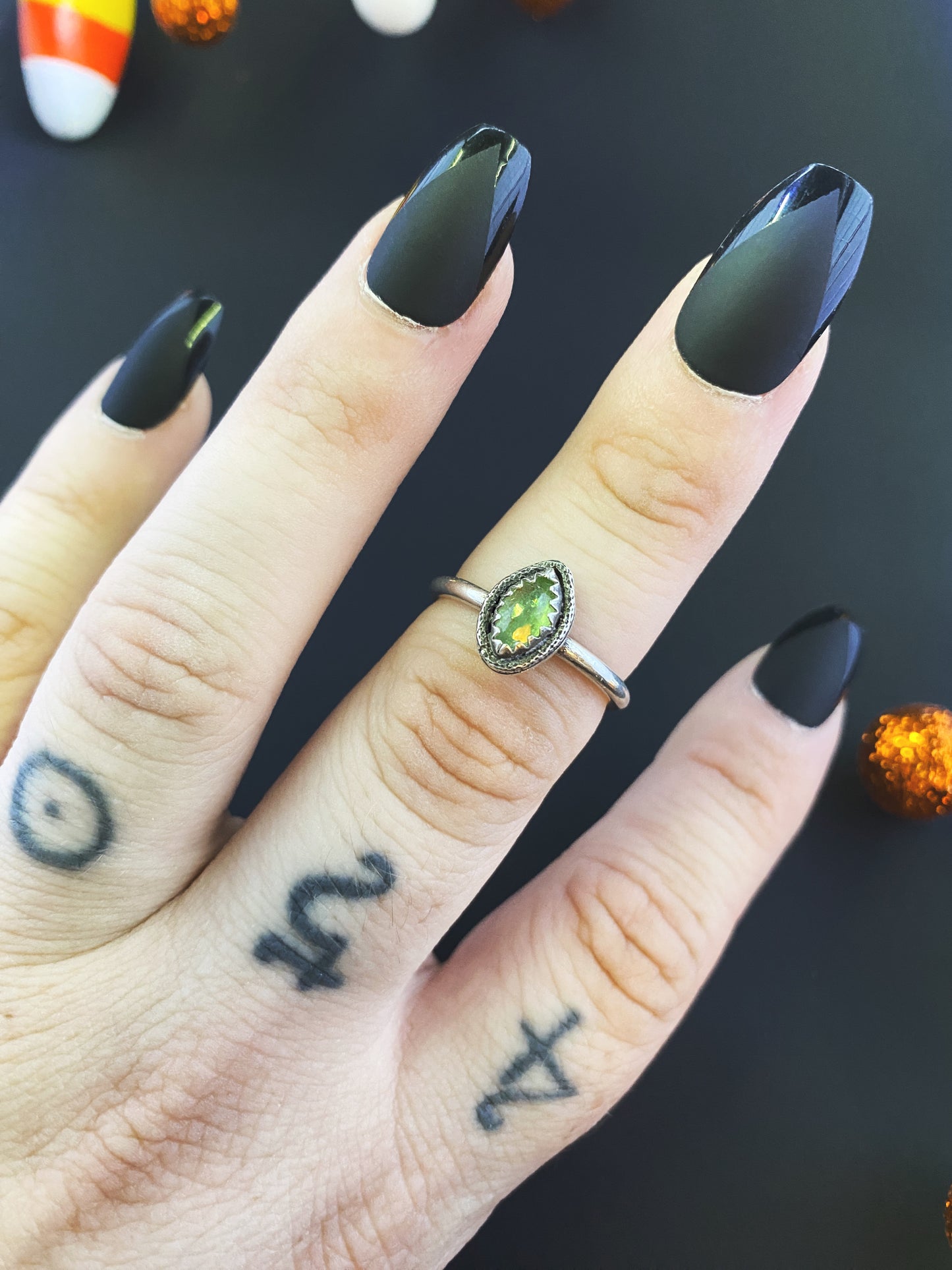 Mint Kyanite Ring (US size 8)
