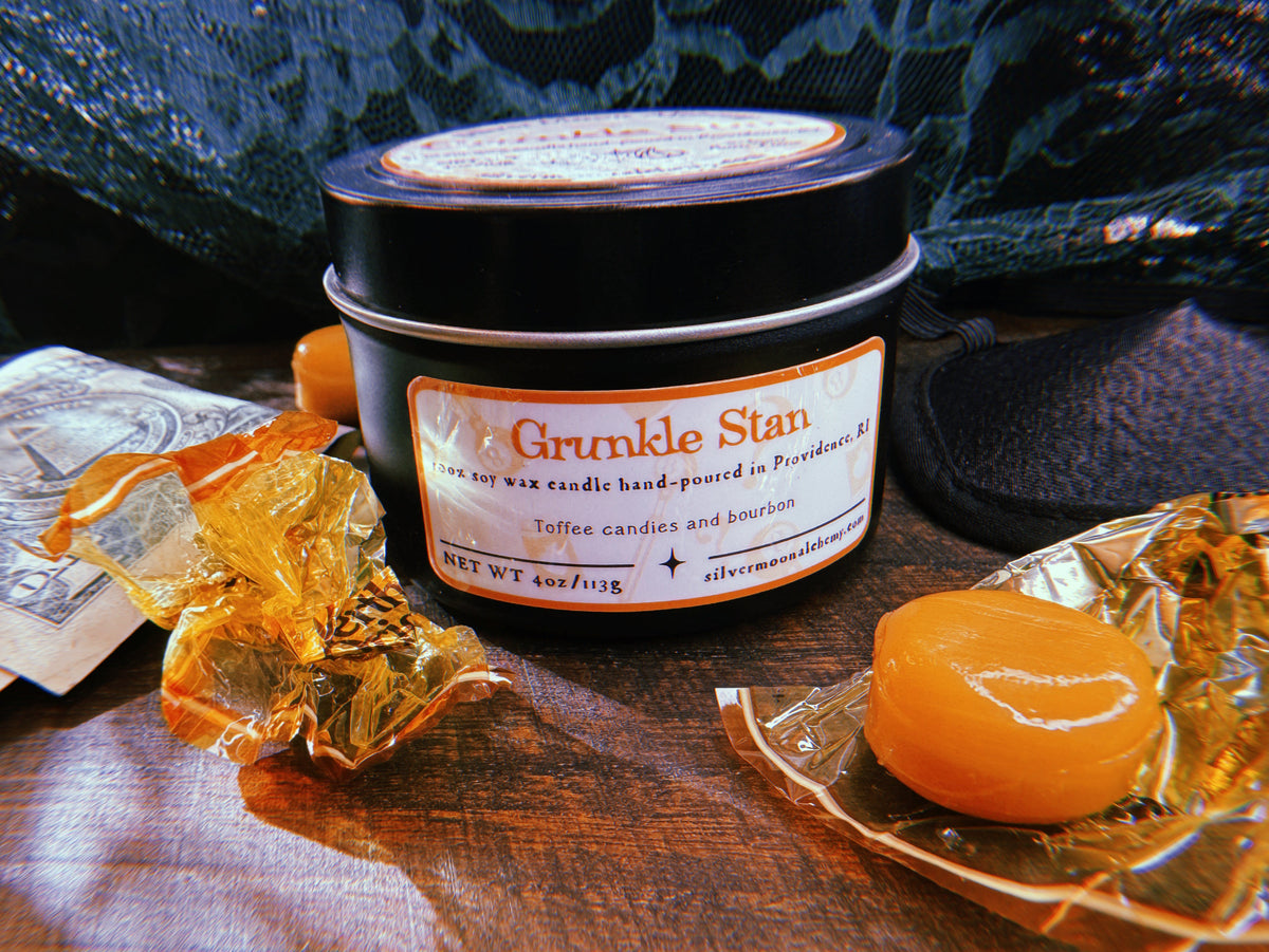 Grunkle Stan Soy Candle 2oz / 4oz Tin
