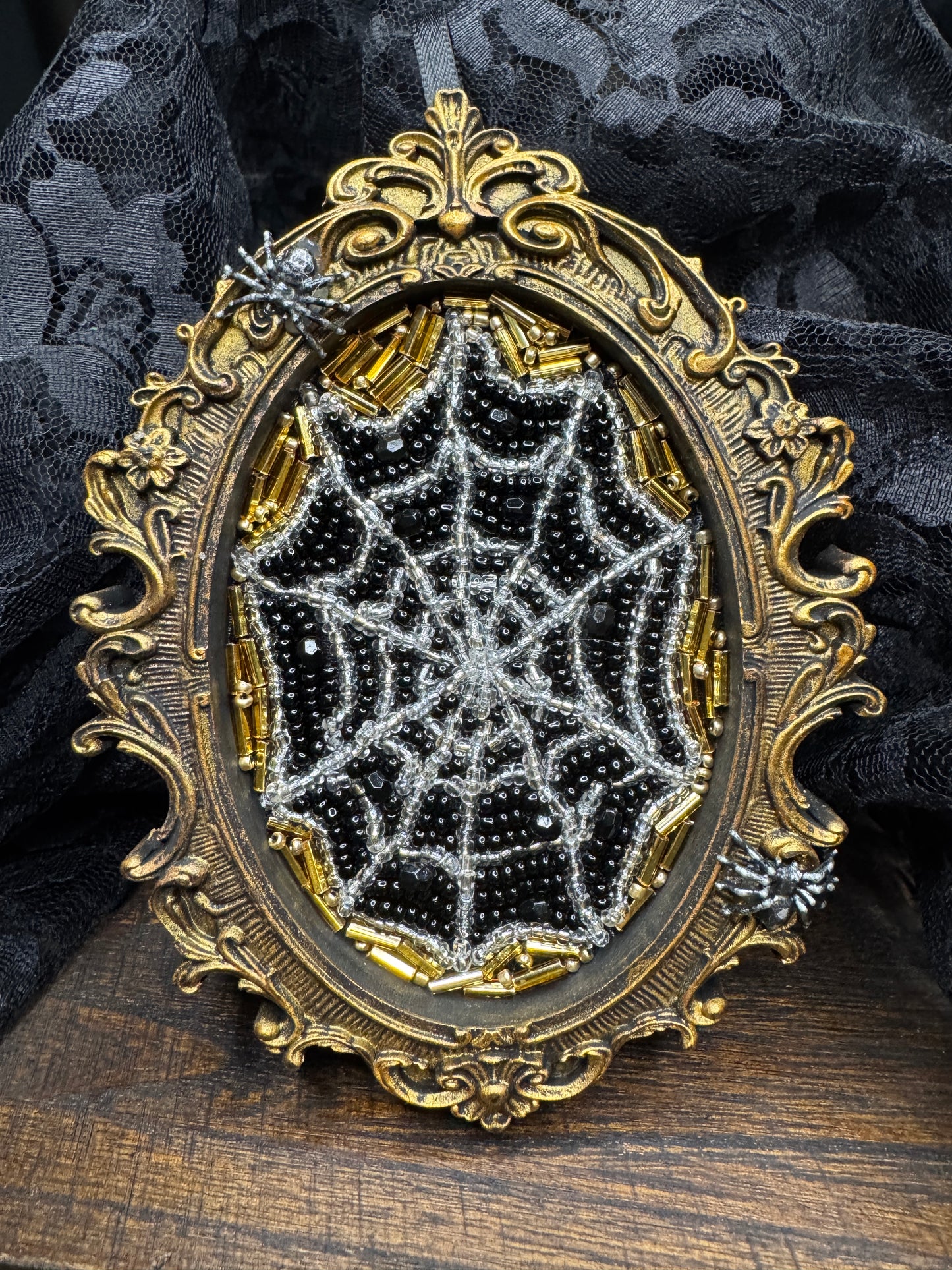 Spiderweb Framed Embroidery