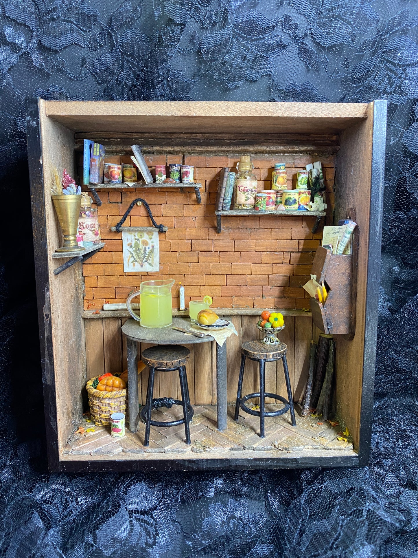 Cottage Breakfast Nook Miniature