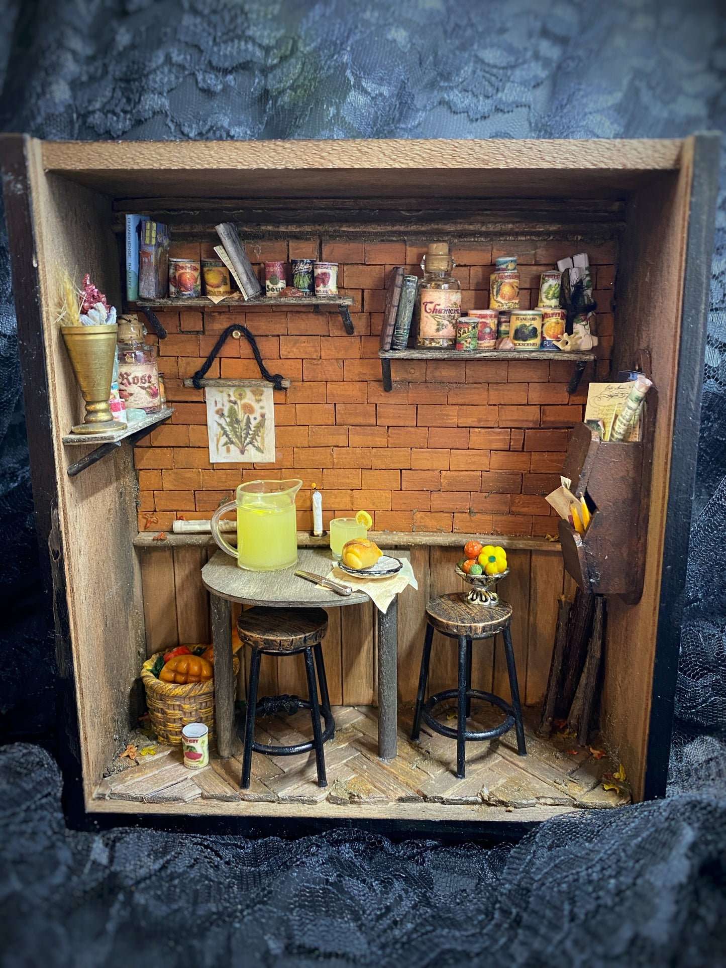 Cottage Breakfast Nook Miniature