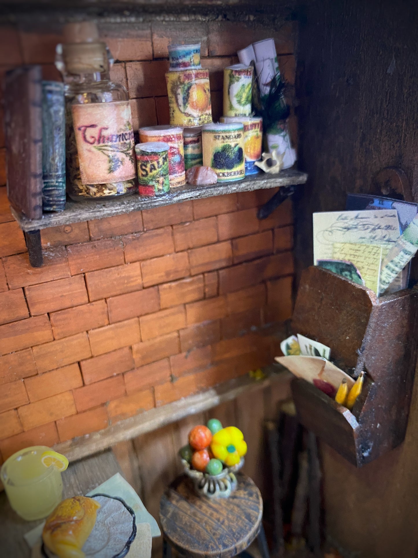 Cottage Breakfast Nook Miniature