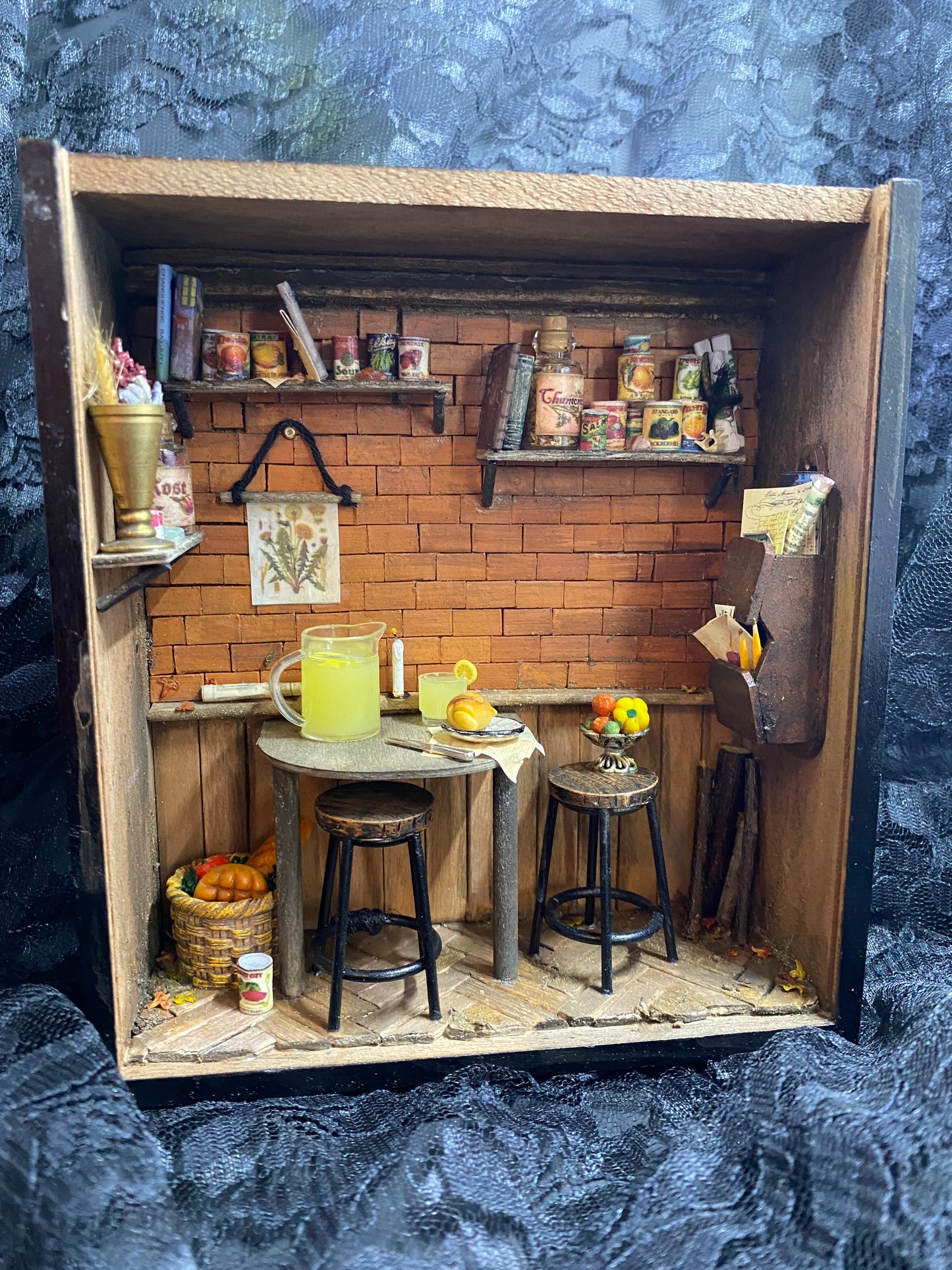 Cottage Breakfast Nook Miniature