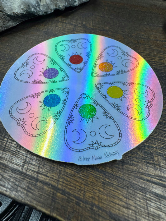 Pride Planchettes Rainbow Holo Sticker