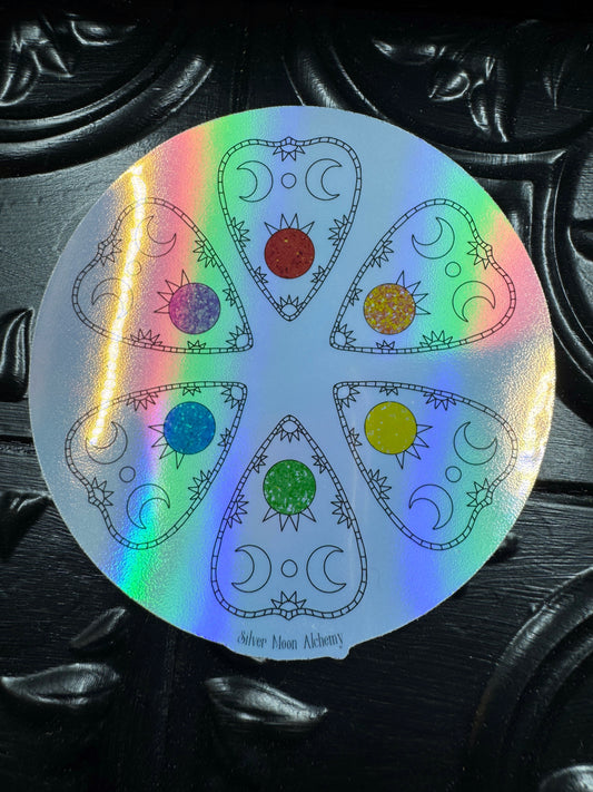 Pride Planchettes Rainbow Holo Sticker