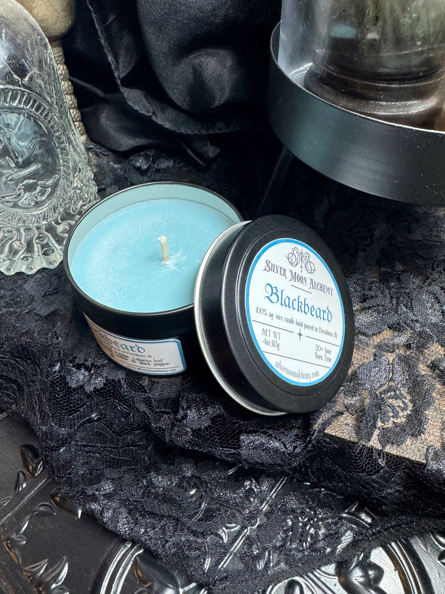 Blackbeard Candle 4oz Tin