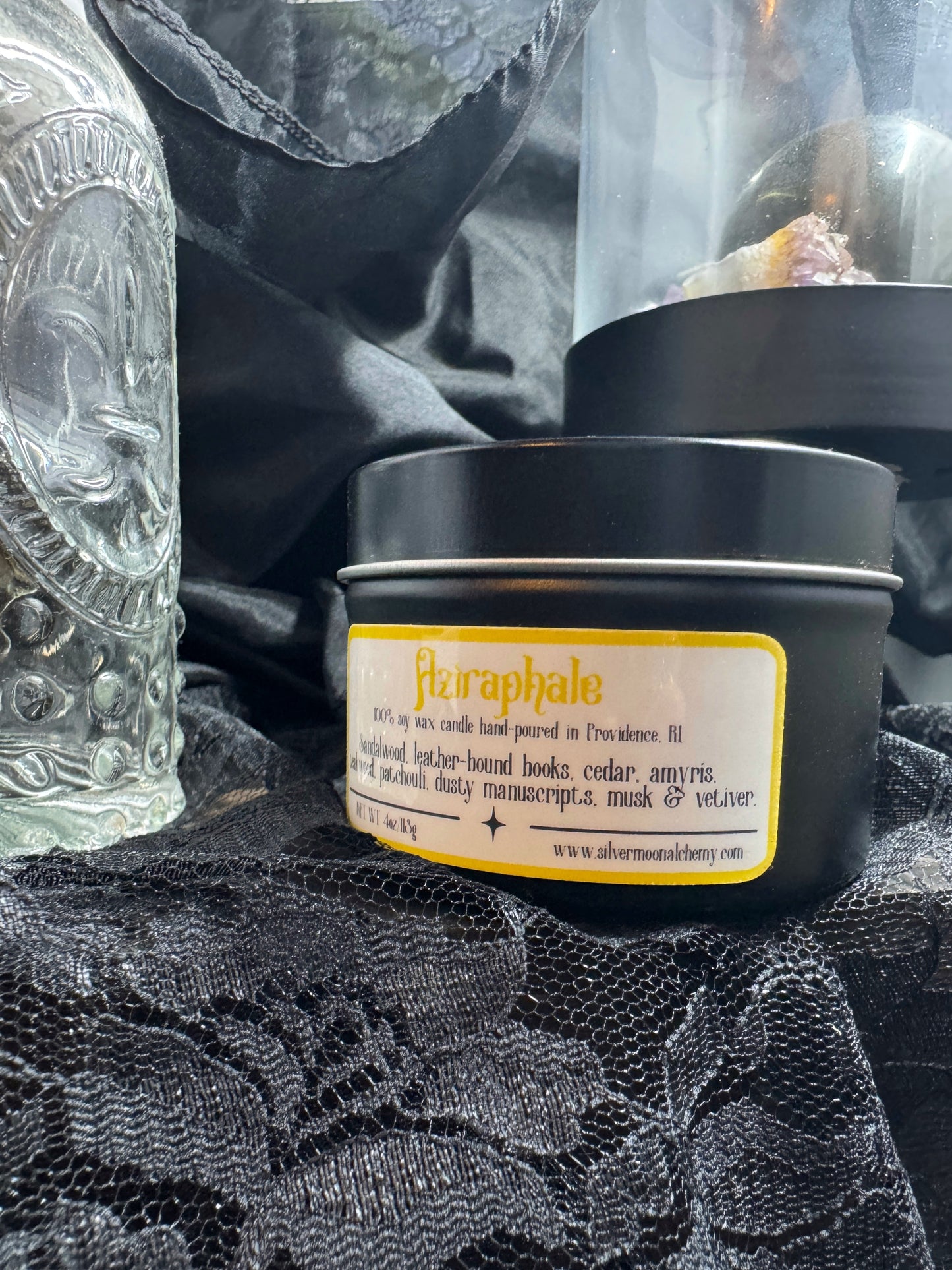 Aziraphale Candle 4oz Tin