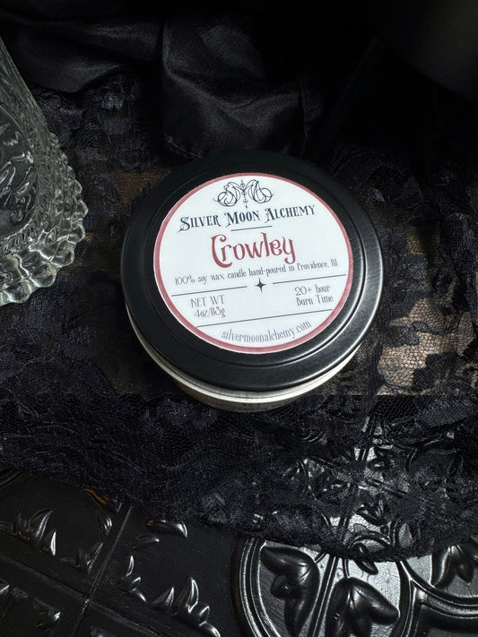 Crowley Candle 4oz Tin