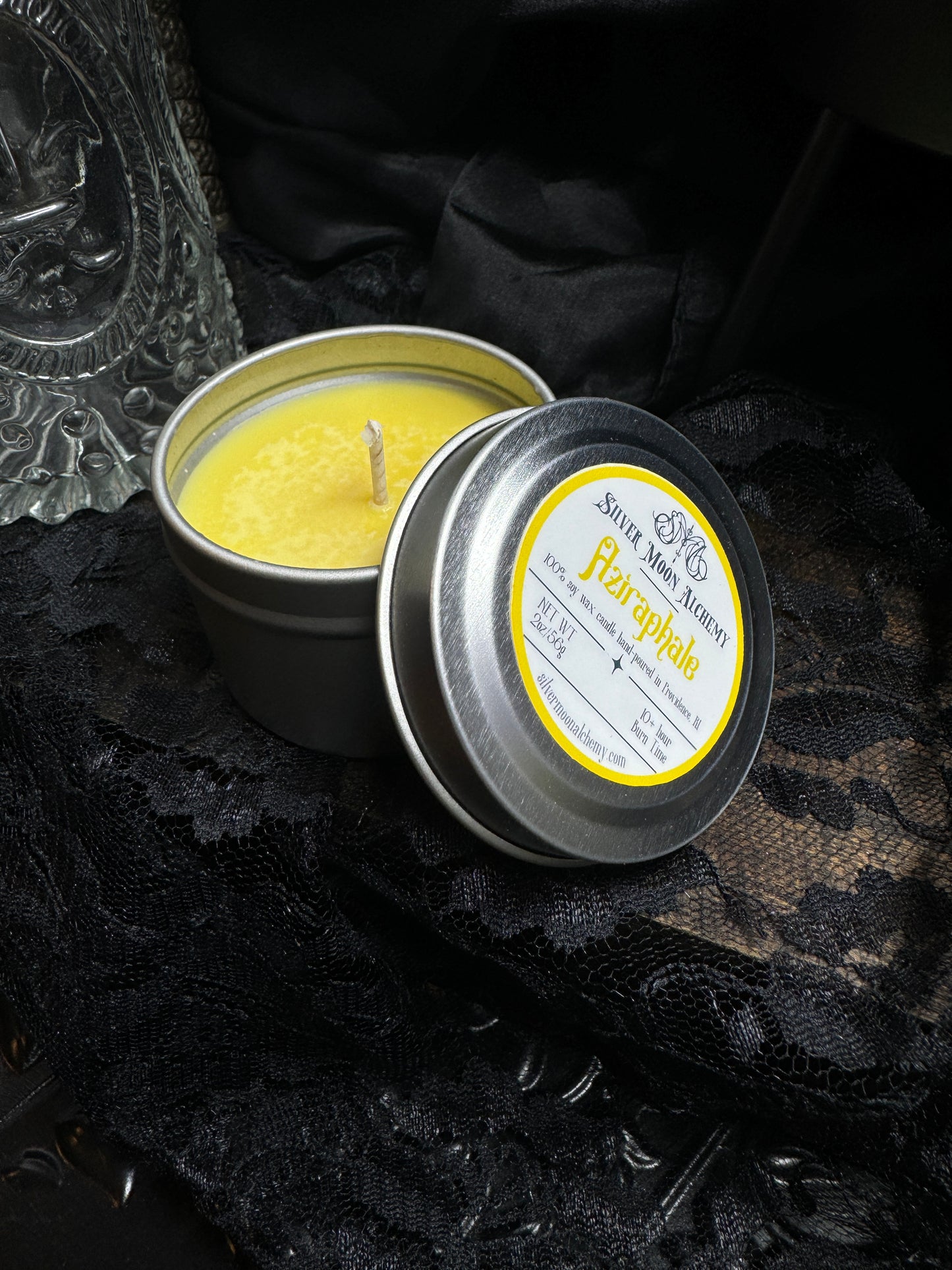 Aziraphale Candle 2oz Tin