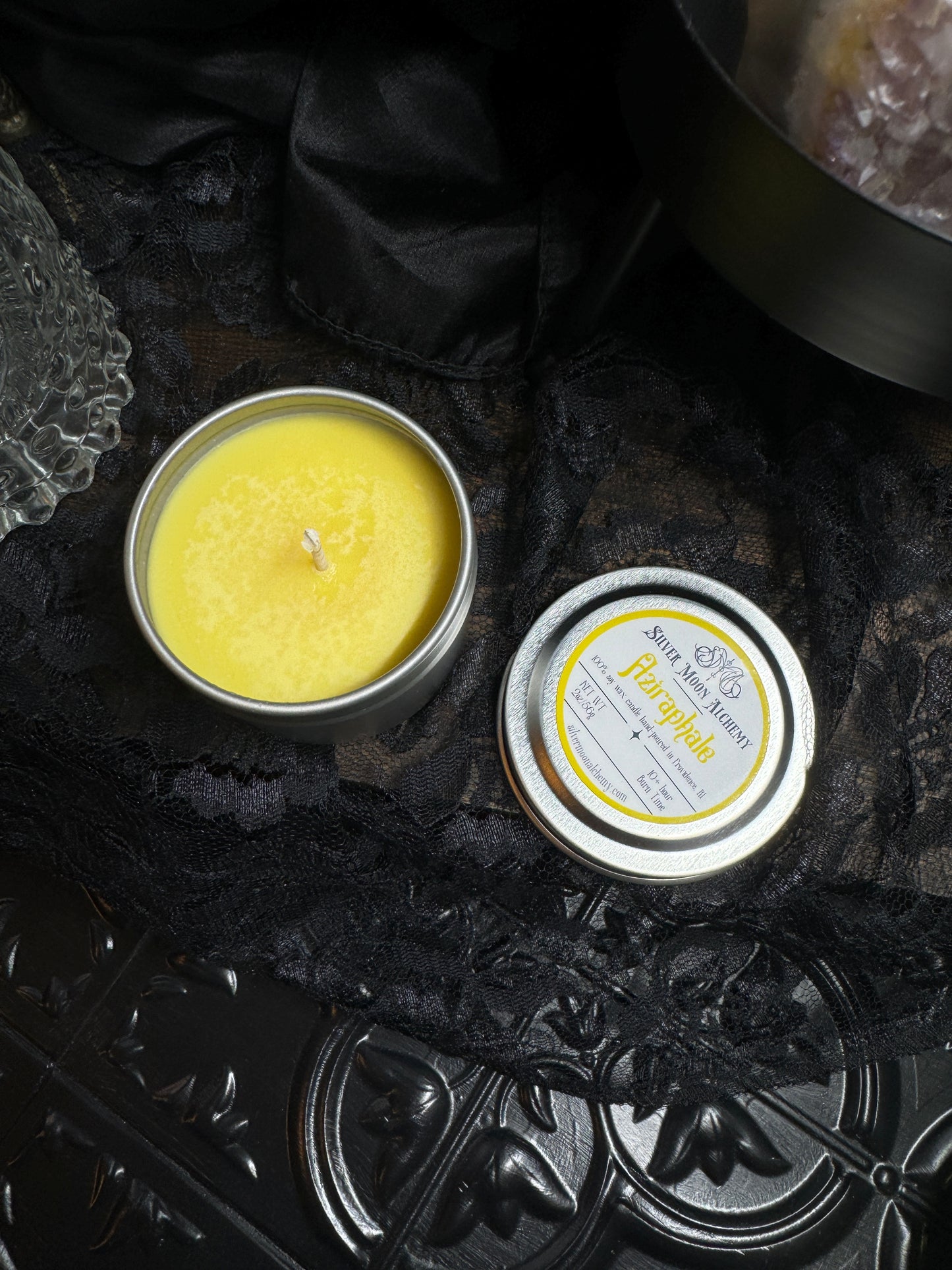 Aziraphale Candle 2oz Tin