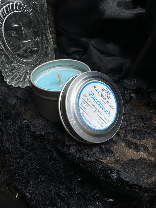 Blackbeard Candle 2oz Tin