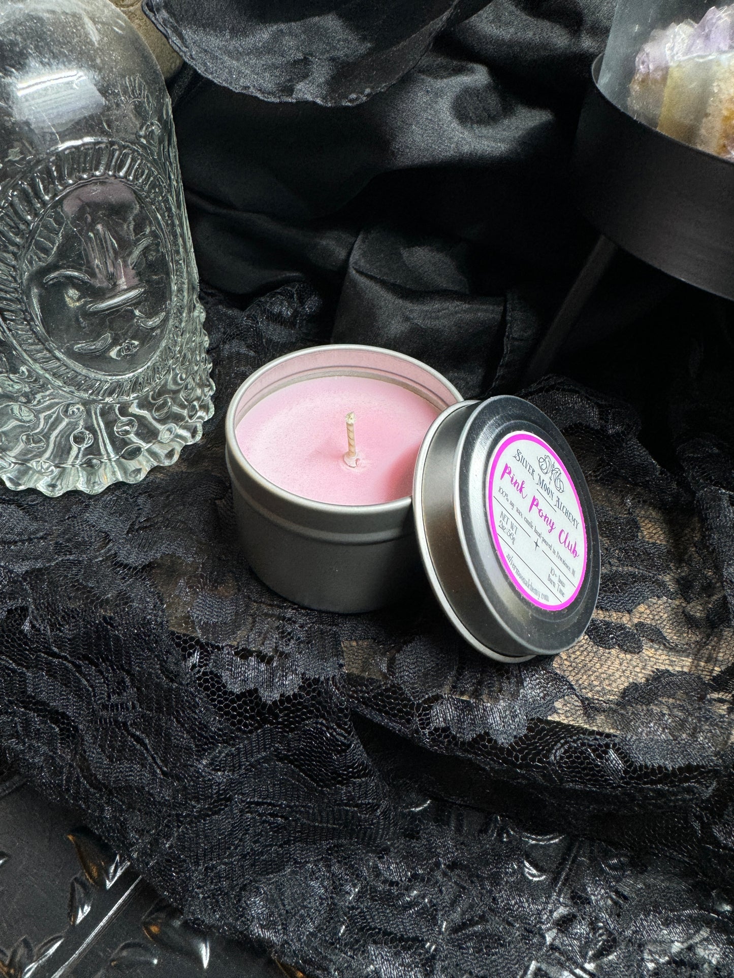 Pink Pony Club Candle 2oz Tin