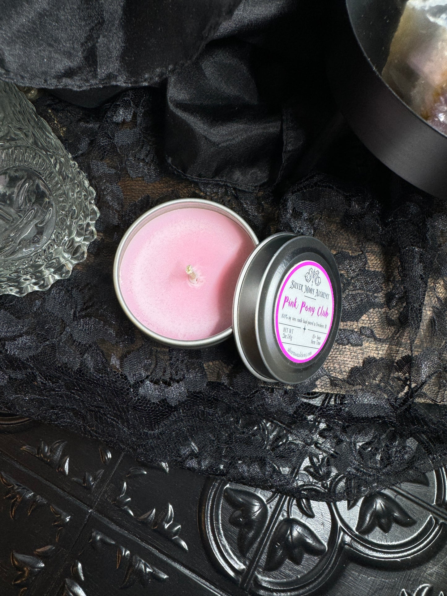 Pink Pony Club Candle 2oz Tin