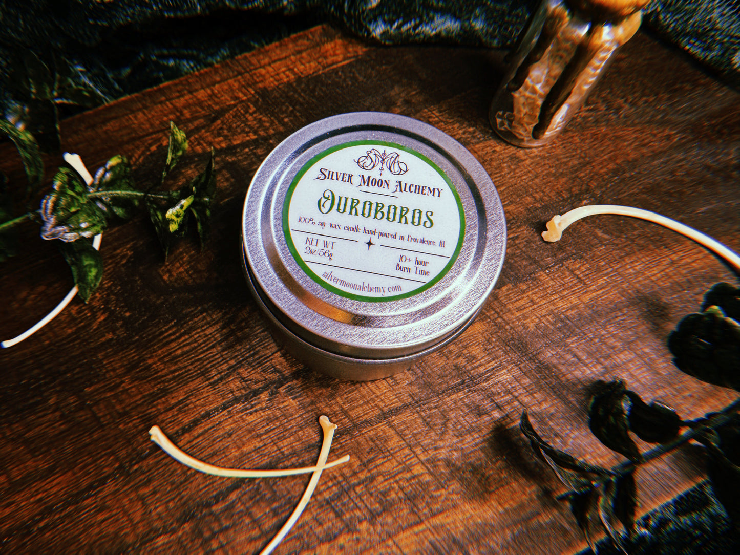 Ouroboros Candle 2oz Tin