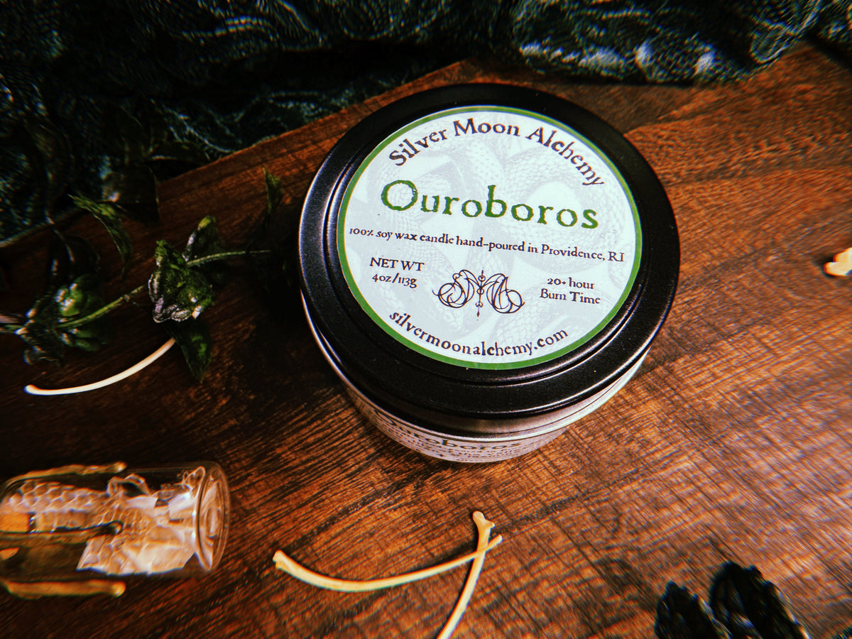 Ouroboros Candle 4oz Tin