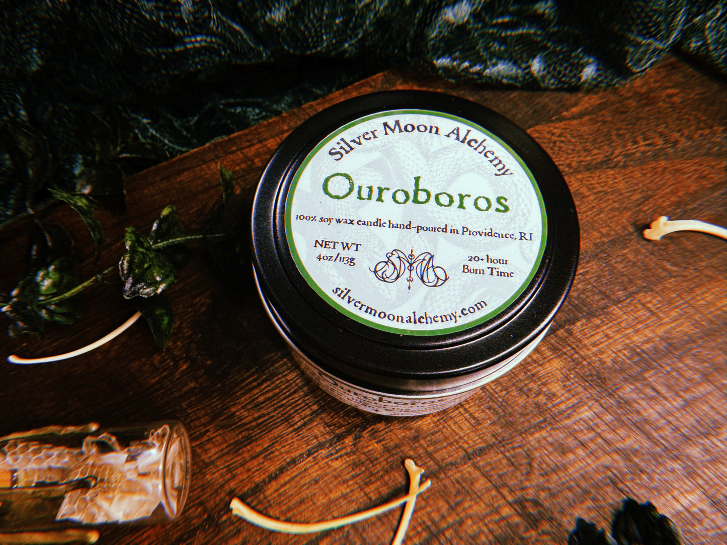 Ouroboros Candle 4oz Tin