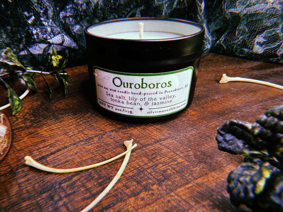 Ouroboros Candle 4oz Tin