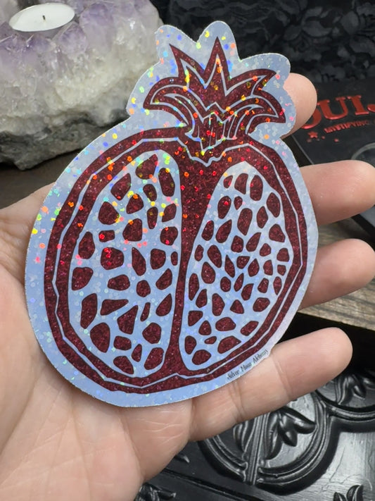 Pomegranate Holo Sticker