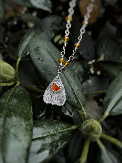 Limited Edition Samhain Amber Mini Planchette Pendant October Exclusive MADE TO ORDER